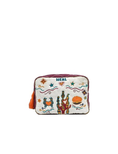 Grande Pochette HEAL - Blanc / Noir