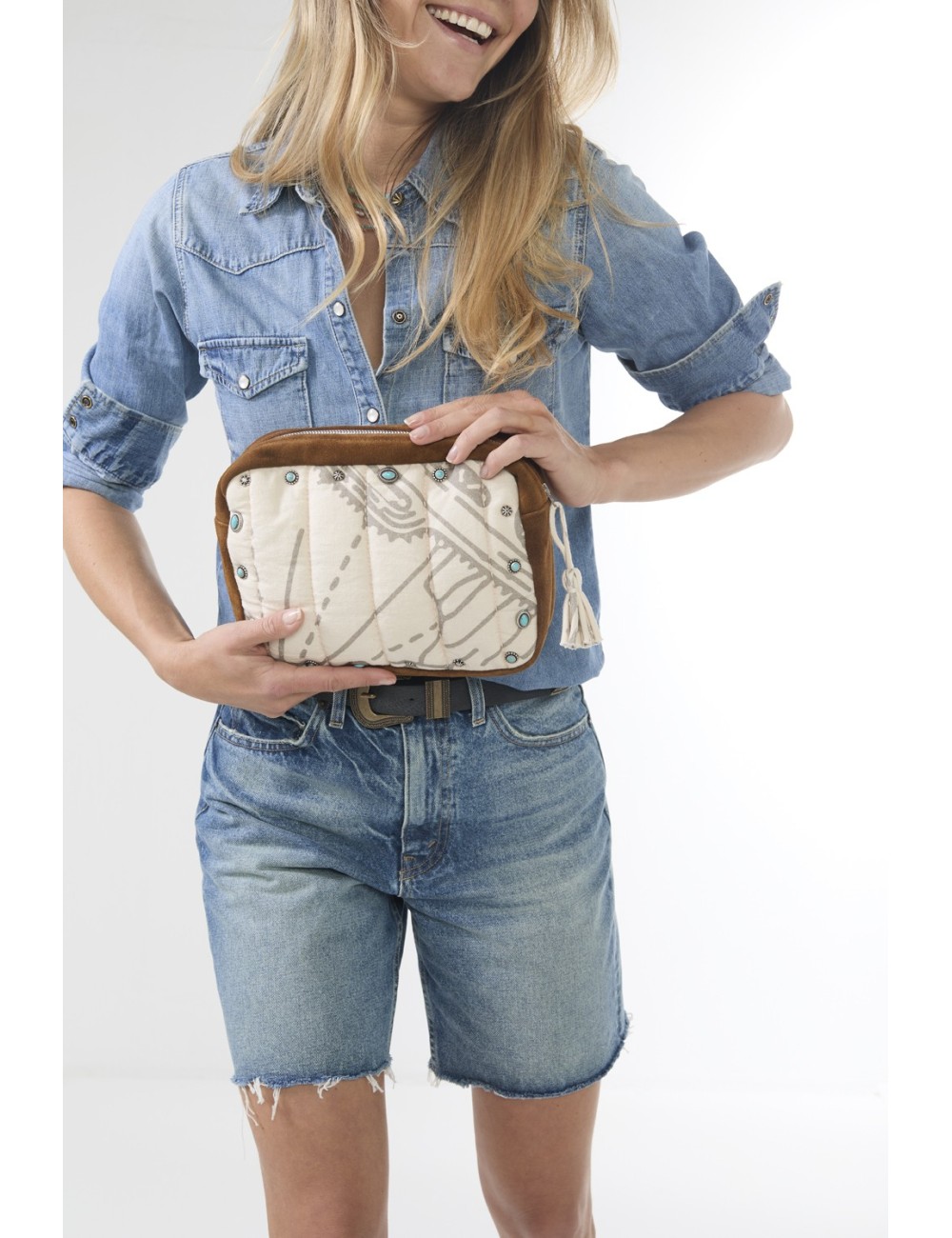 Pochette BANDANA - Cream