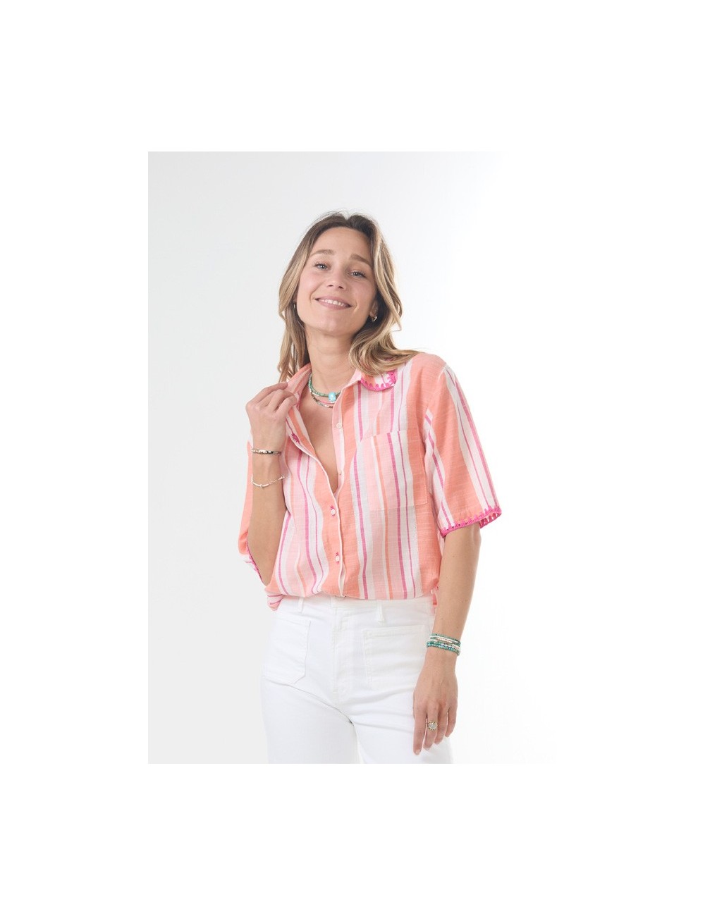 Chemise LAILA - Corail