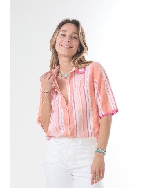 Chemise LAILA - Corail