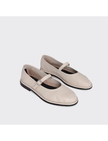 Ballerines TRISH Grainé - Blanc cassé
