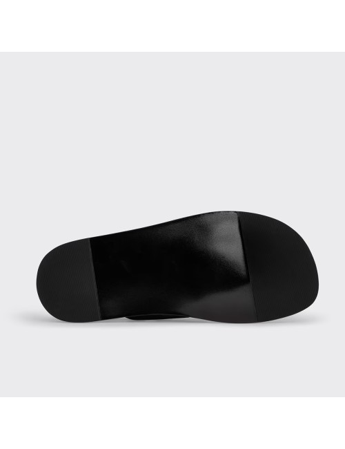 Sandales MINI-BULLES Suede - Noir