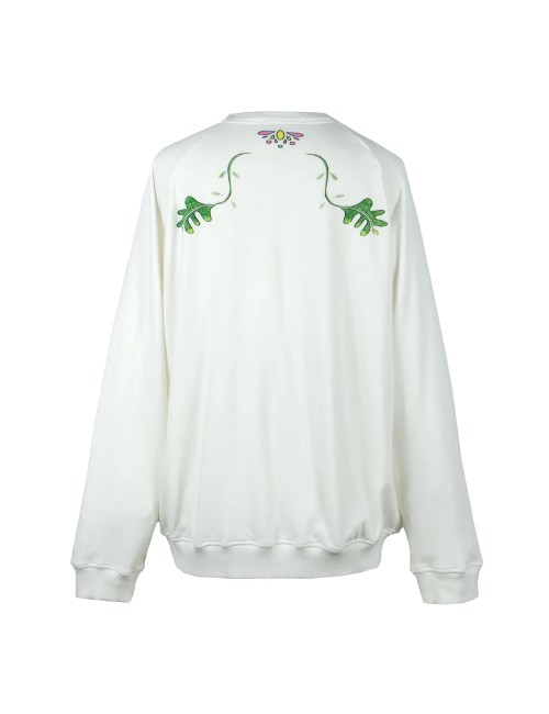 Sweat shirt HONOR MY INTUITION - Off White