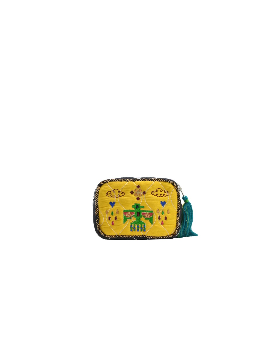 Pochette Baby LOVE IS MEDECINE - Jaune & Kaki