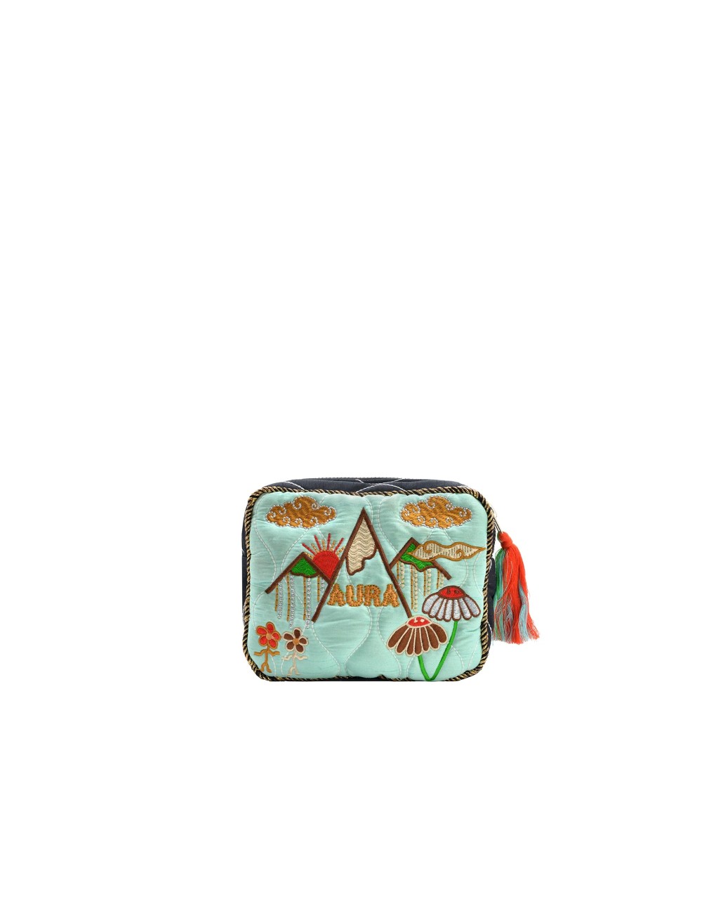 Pochette HEAL TEEN - Bleu glacier / Orange
