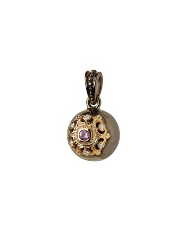 MOON FIRE Diamant - Argent & Rhodium Noir