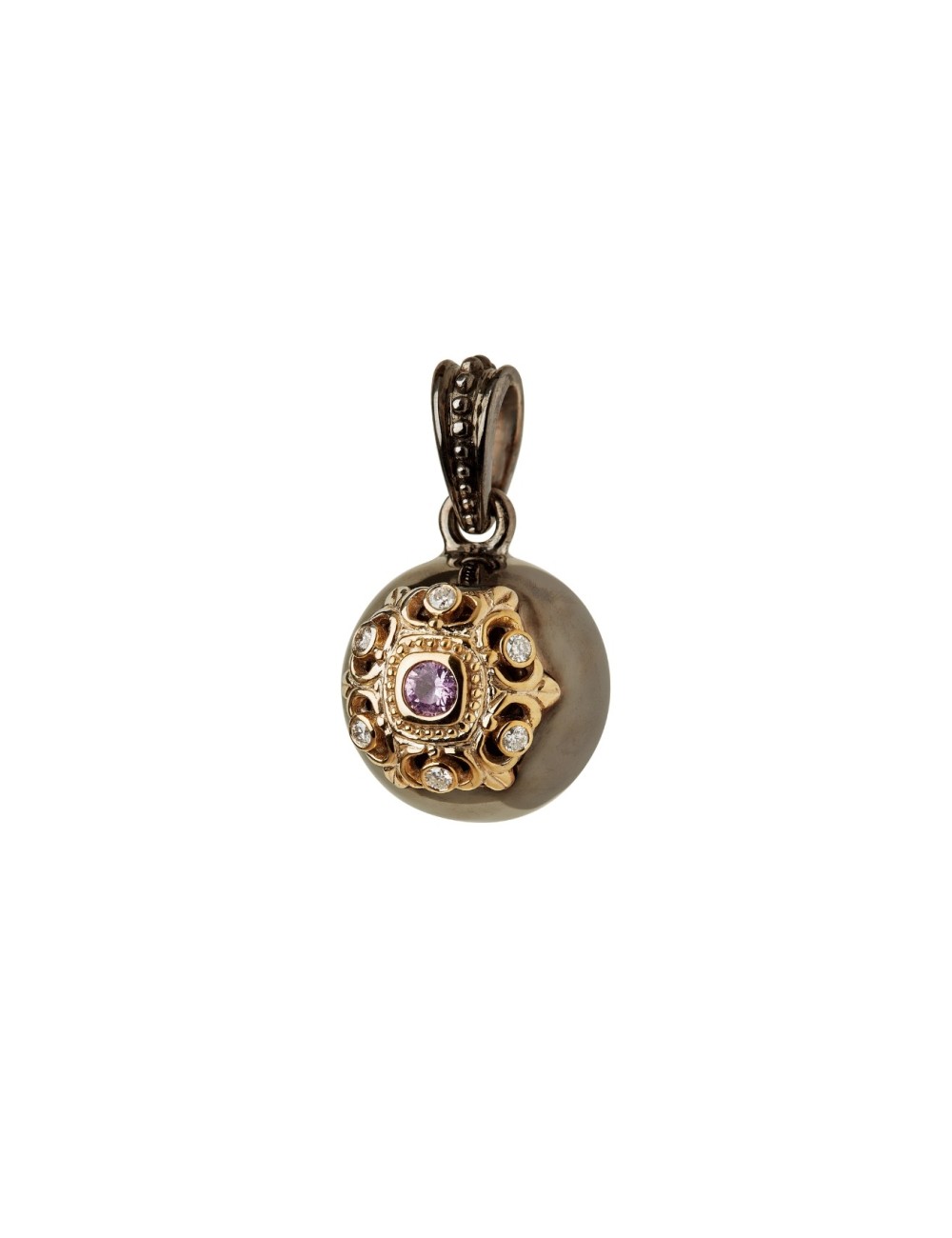 MOON FIRE Diamant - Argent & Rhodium Noir