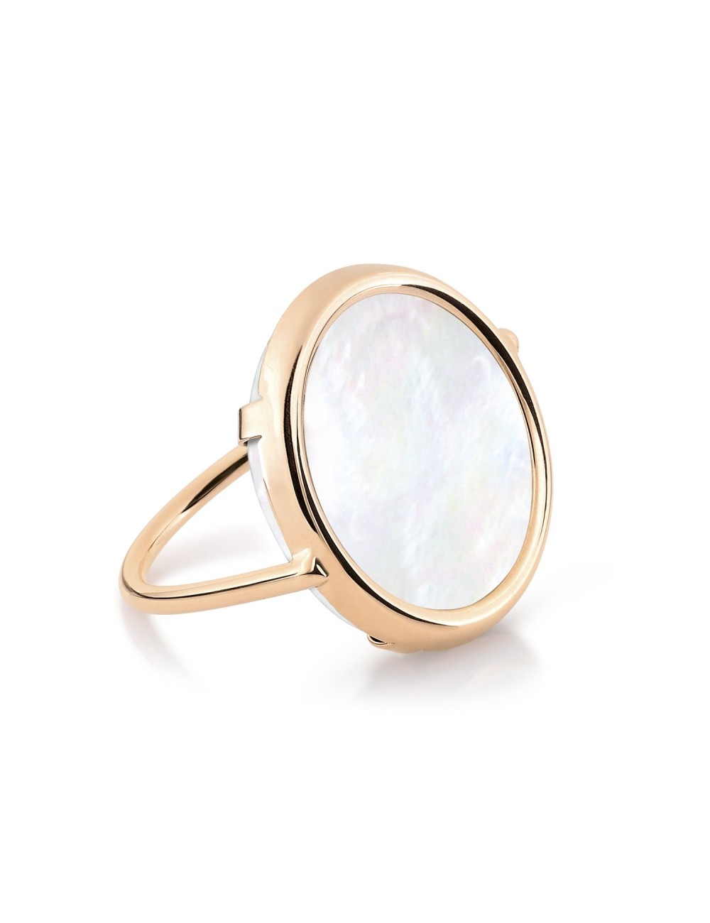 Disc Ring -  Mother of Pearl