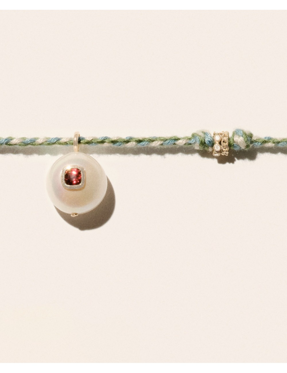 Collier EDDIE - Grenat