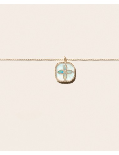 Collier BOWIE - Pierre de Lune, Opale