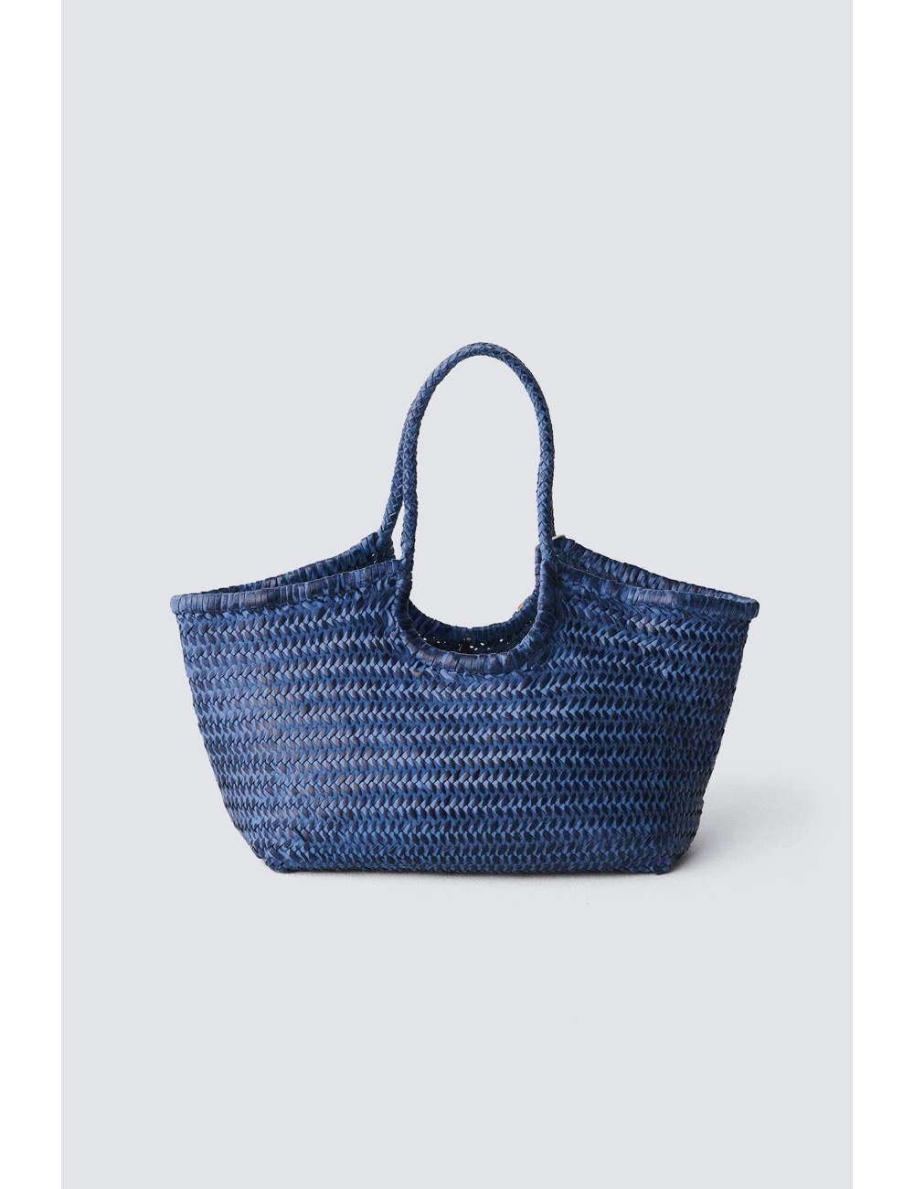 Grand cabas NANTUCKET - Navy, effet brossé
