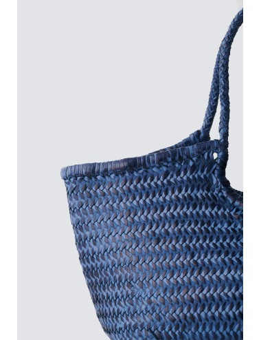 Grand cabas NANTUCKET - Navy, effet brossé