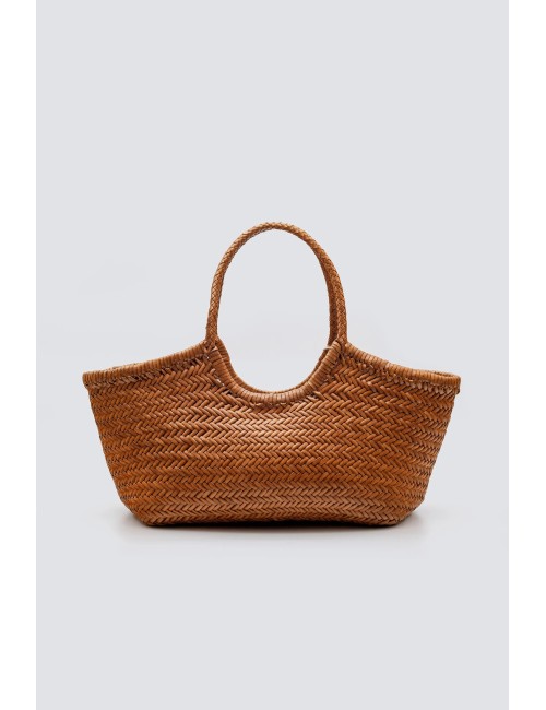 Grand cabas NANTUCKET - Brun, bordure noire