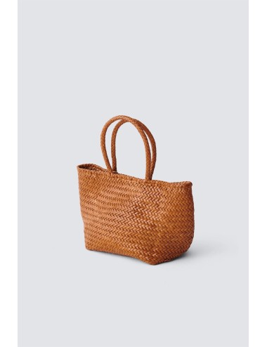 Petit panier GRACE - Brun, bordure noire