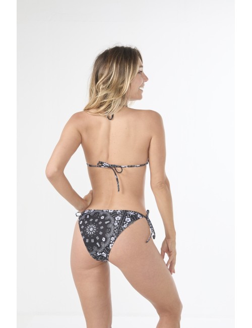Maillot de Bain POSITANO (Bas) - Black Bandana