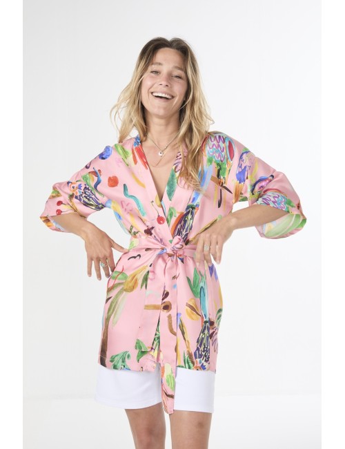 Kimono Court PERRUCHES Rose