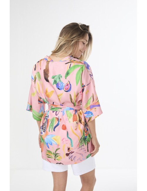 Kimono Court PERRUCHES Rose