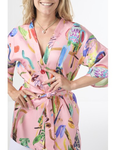 Kimono Court PERRUCHES Rose