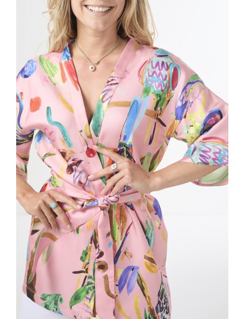 Kimono Court PERRUCHES Rose