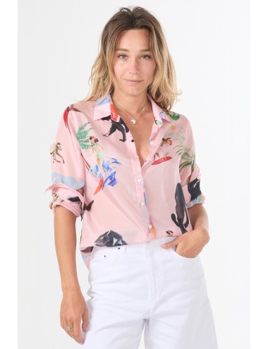 Chemise JUNGLE SAUVAGE Rose