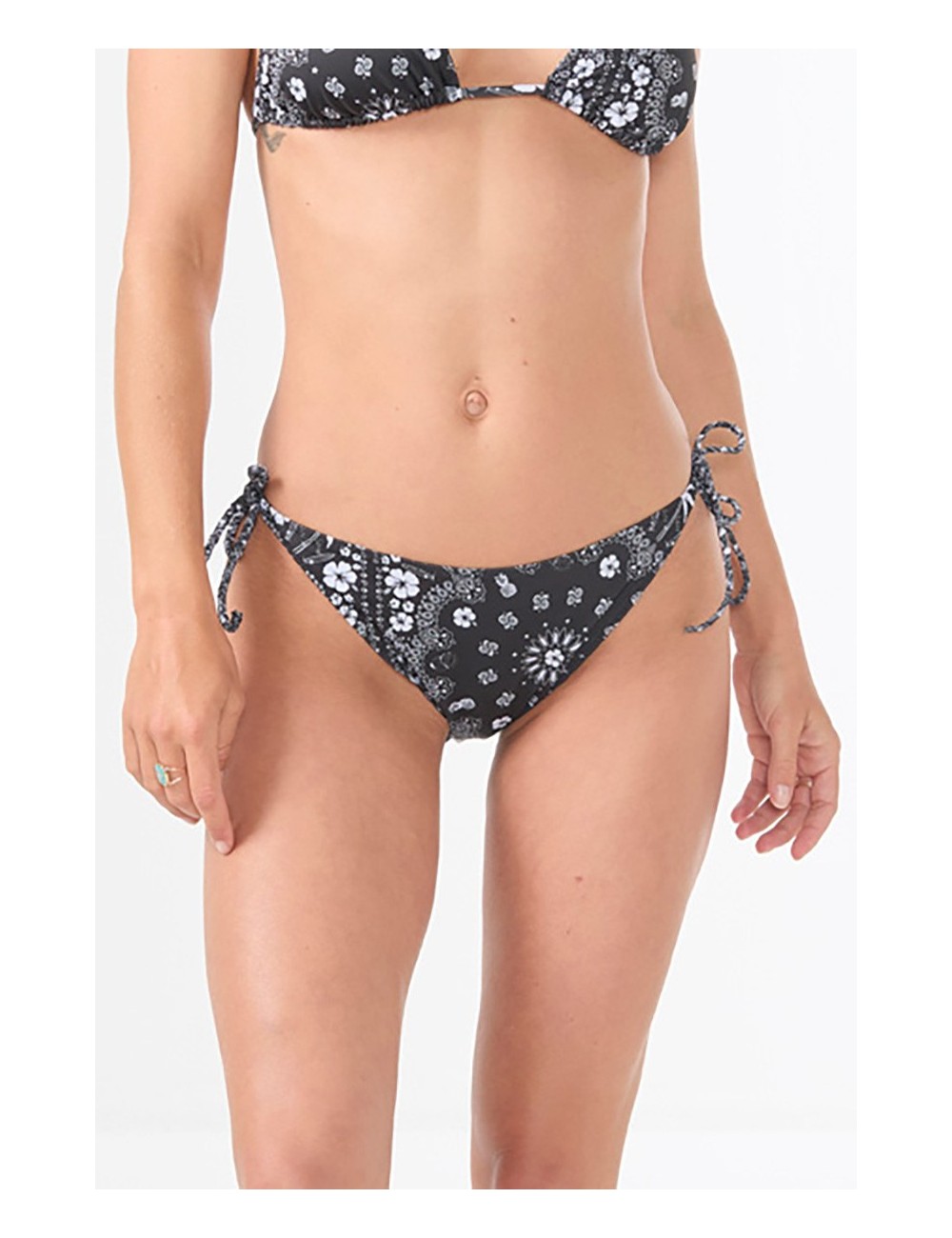 Maillot de Bain POSITANO (Bas) - Black Bandana