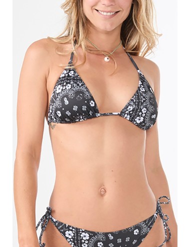 Maillot de Bain CAPRI (Haut) - Black Bandana