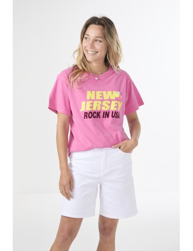 Tee-shirt TRUCKER City - Fuchsia