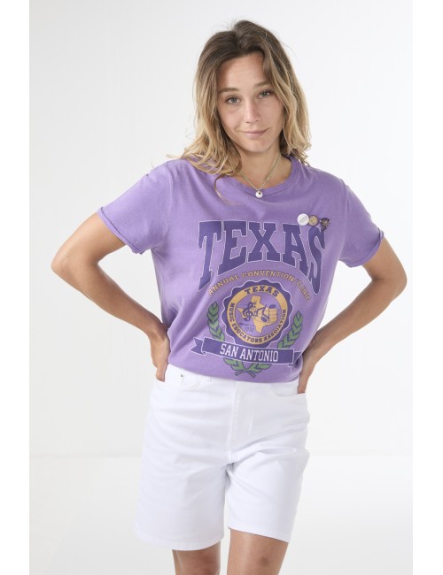 Tee-shirt STARLIGHT Texas - Purple