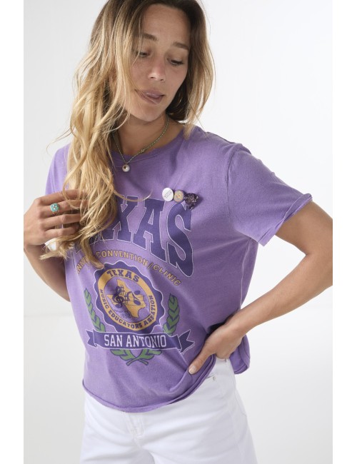 Tee-shirt STARLIGHT Texas - Purple