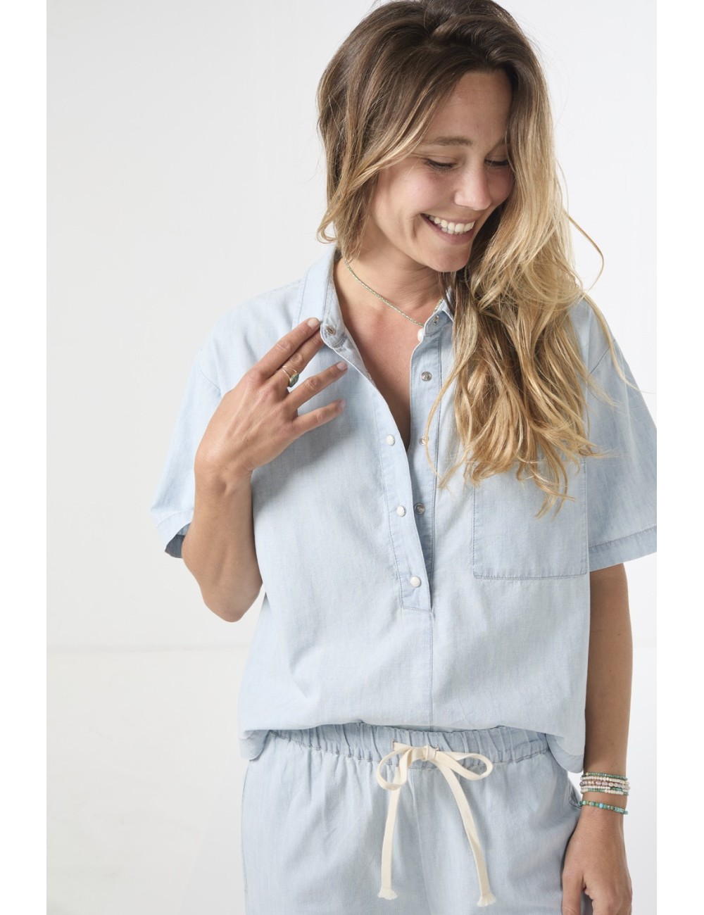 Chemise ADLER - Bleu ciel
