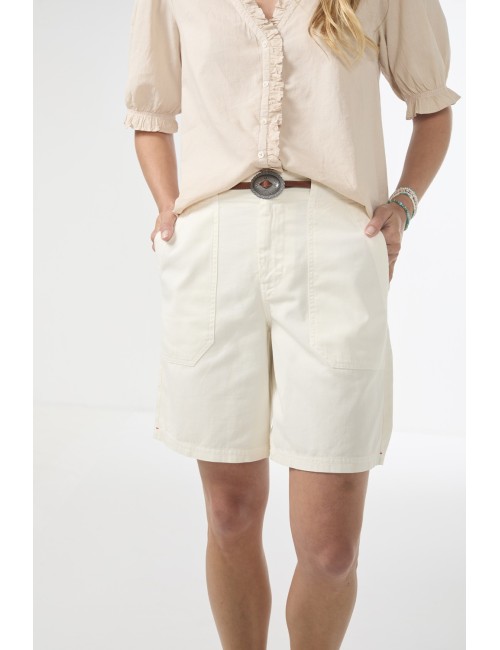 Short TOBY - Chalk White