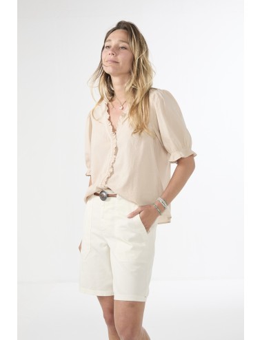 Short TOBY - Chalk White