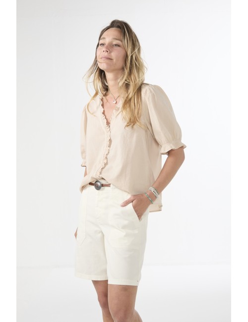 Short TOBY - Chalk White