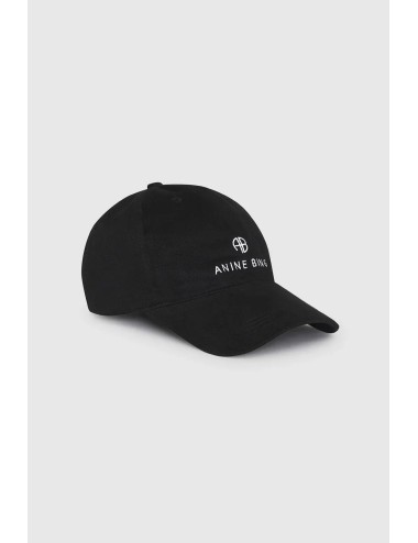 JEREMY Baseball Cap - Black, White Monogram