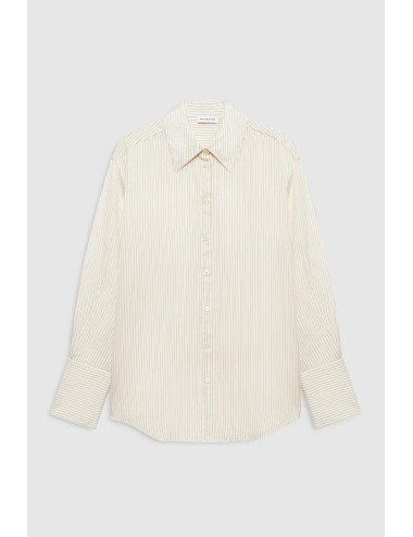 Chemise BRIDGET - Rayures Noir et Ivoire