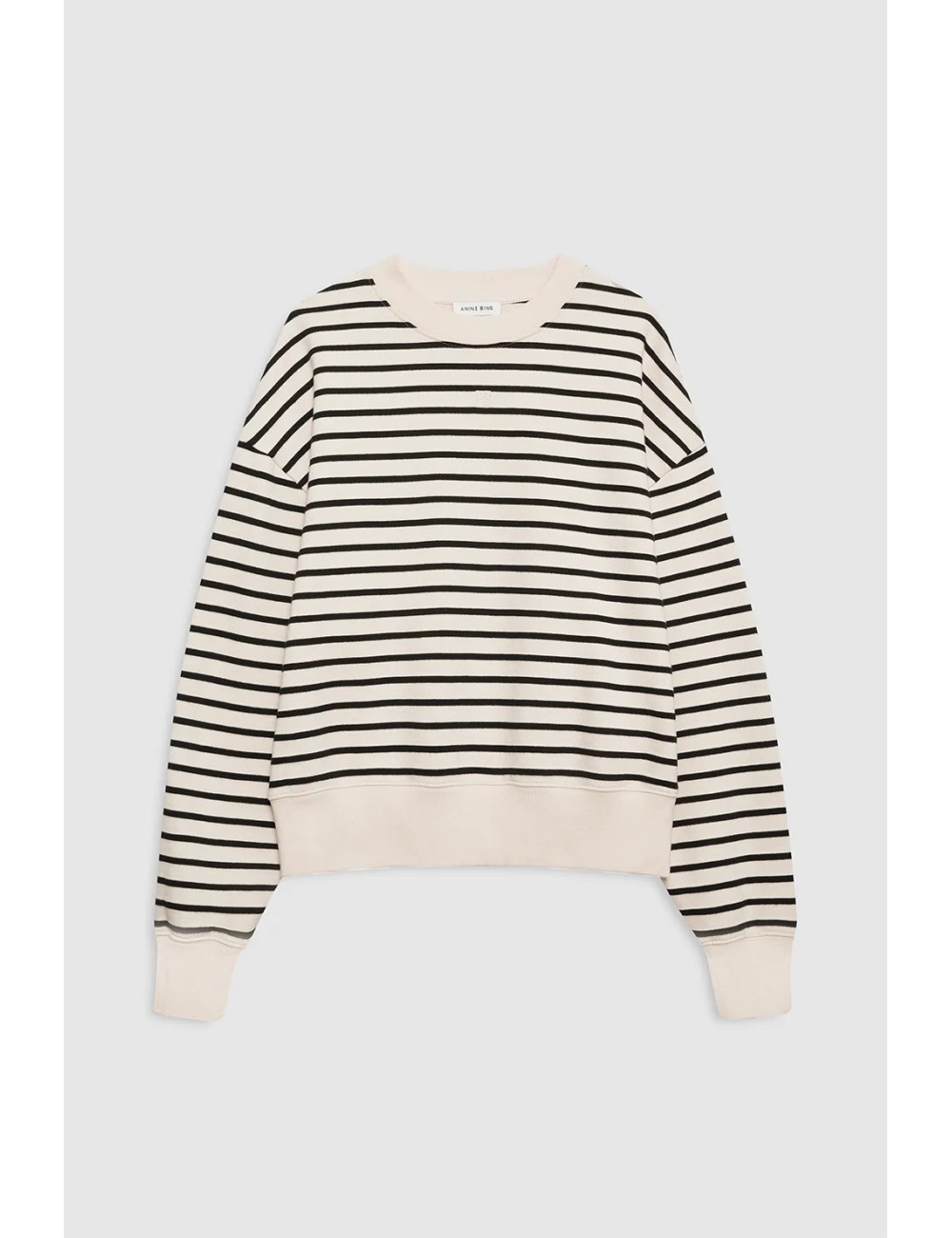 Sweatshirt DEAN - Rayures Noir et Blanc