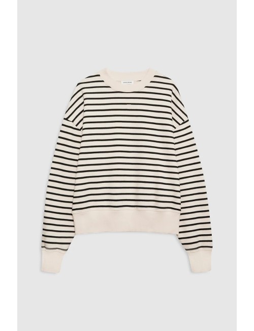 Sweatshirt DEAN - Rayures Noir et Blanc