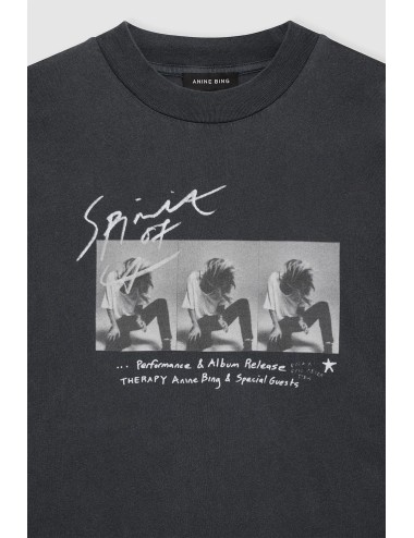 T-shirt ASHTON CONCERT - Noir délavé