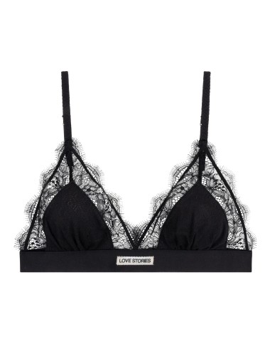 LOVE LACE Noir texturé