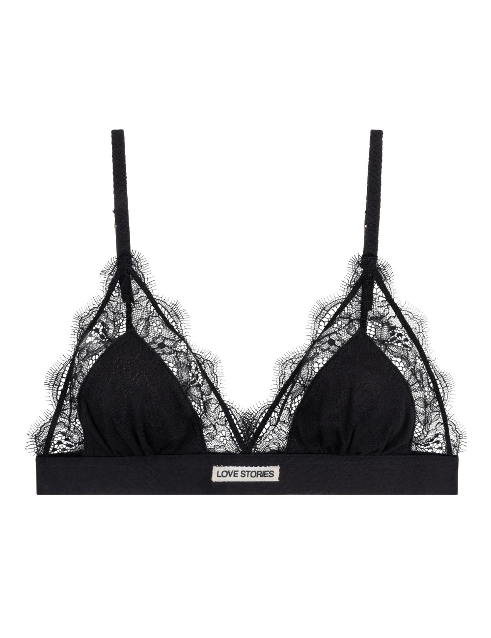 LOVE LACE Noir texturé