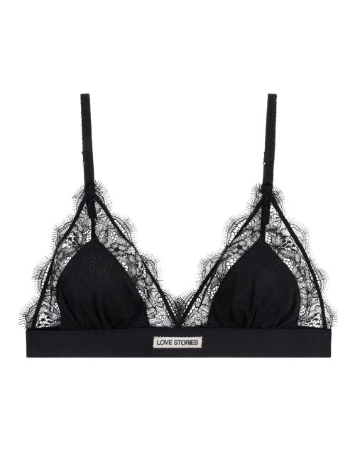 LOVE LACE Noir texturé