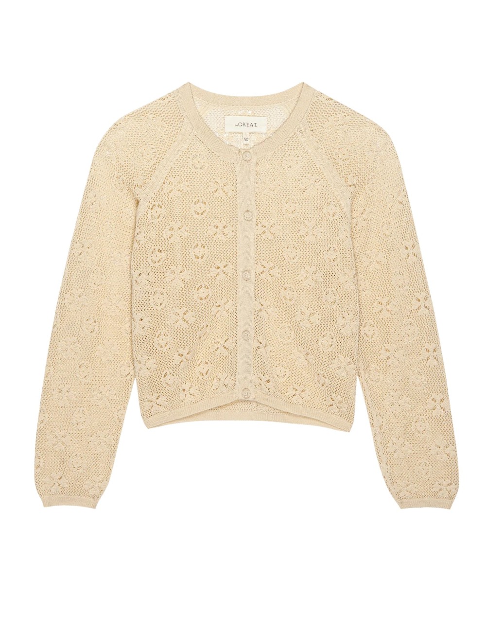 The Crochet Cardigan - Natural