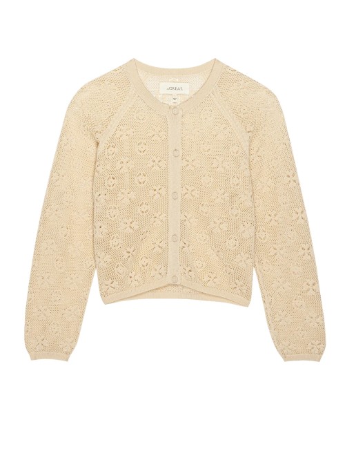 The Crochet Cardigan - Natural