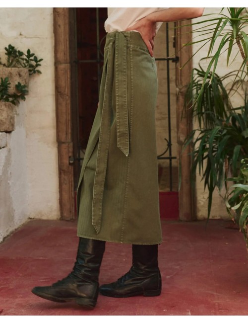 The Wrap Skirt - Classic Army