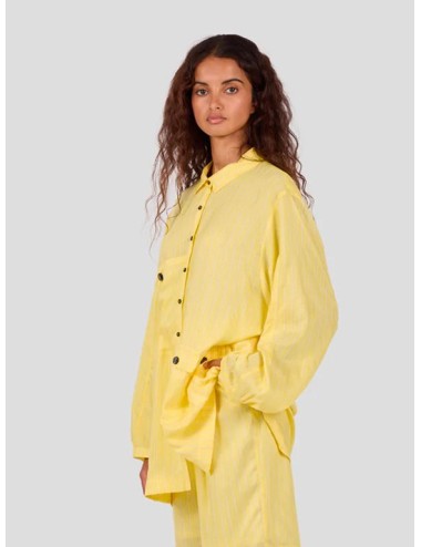 Chemise BUFFALO - Limoncello, rayures