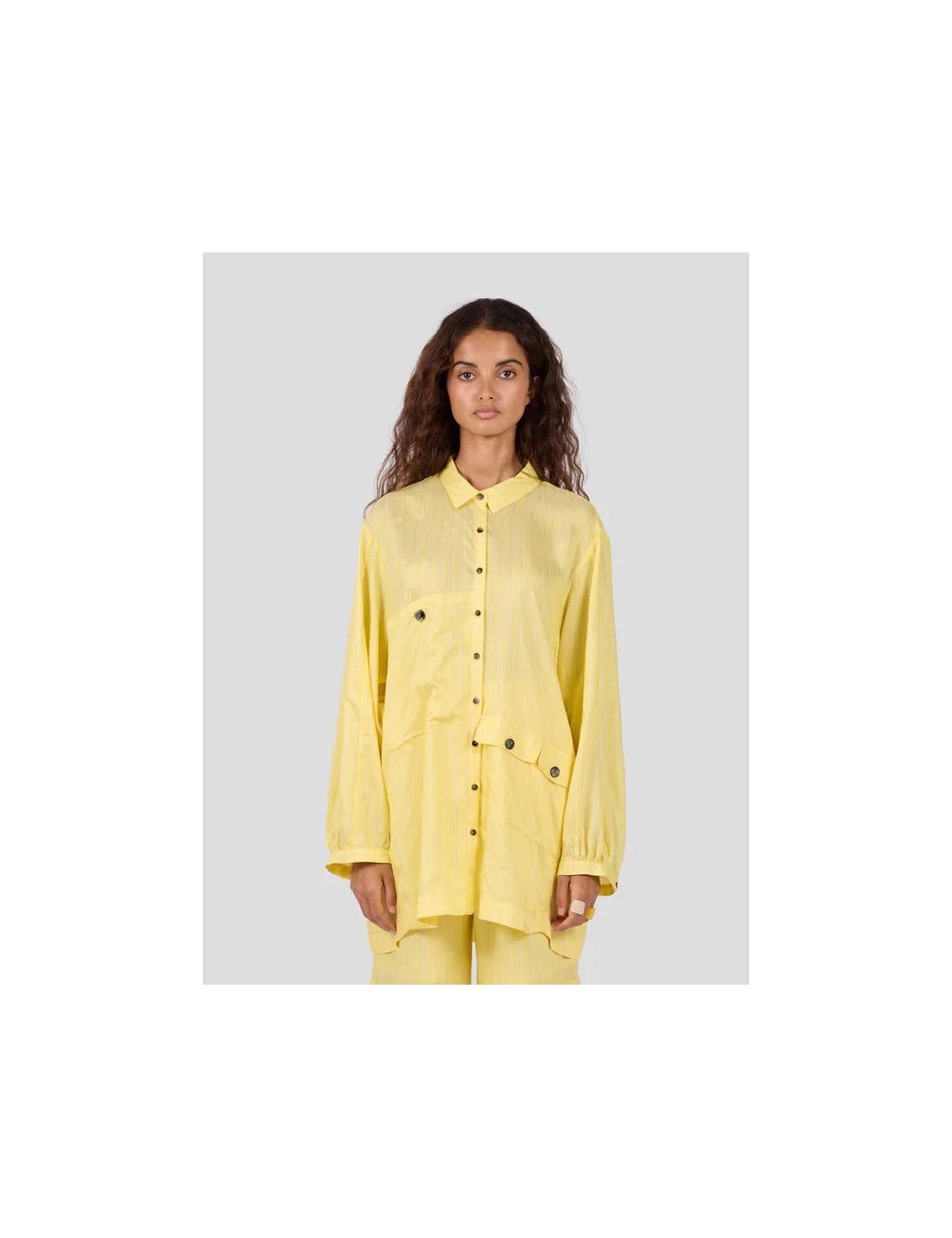 Chemise BUFFALO - Limoncello, rayures