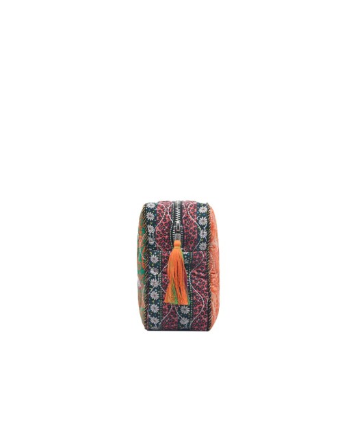 Pochette AURA Big - Peach, Green