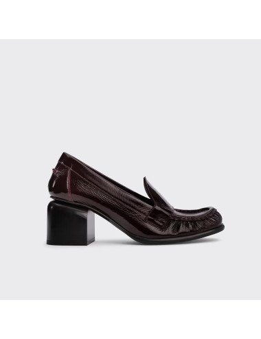 ROMY mocassins à talons - Burgundy