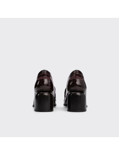 ROMY mocassins à talons - Burgundy