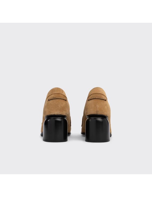 ROMY mocassins à talons - Sand